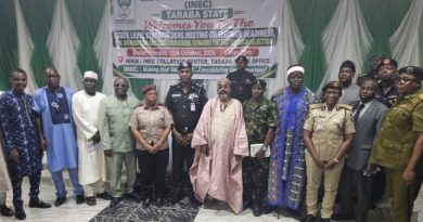 INEC Taraba: Indris engages staff, electoral officers, stakeholders, security agencies on election project plan