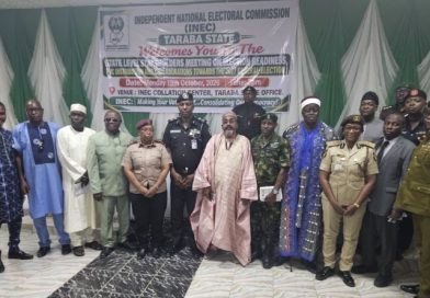 INEC Taraba: Indris engages staff, electoral officers, stakeholders, security agencies on election project plan